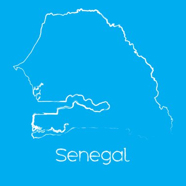 Senegal ülke Haritası