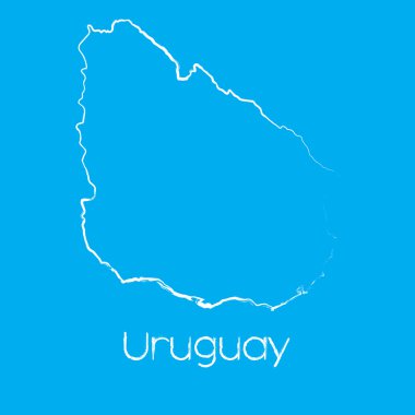 Ülke Uruguay Haritası