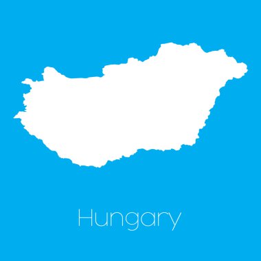 Hungary ülkesinin haritası