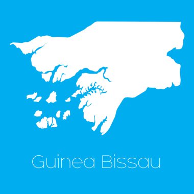 Gine Bissau ülke Haritası