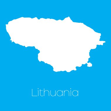 Ülke Litvanya Haritası