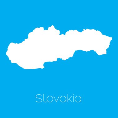 Slovakya'nın ülke Haritası