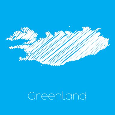 Grönland ülke Haritası