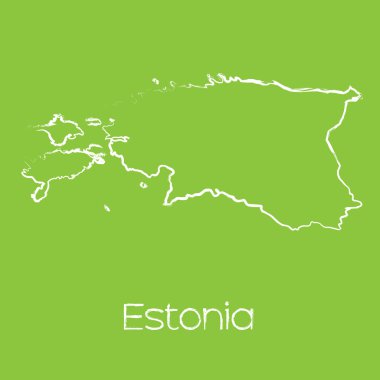 Ülke Estonya Haritası