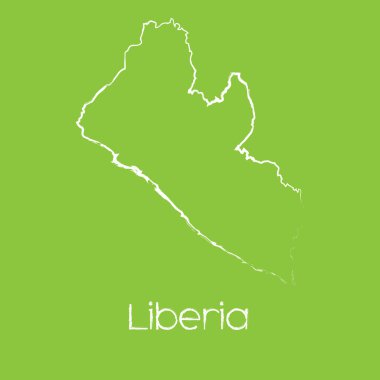 Liberya ülke Haritası