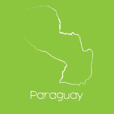 Ülke Paraguay Haritası