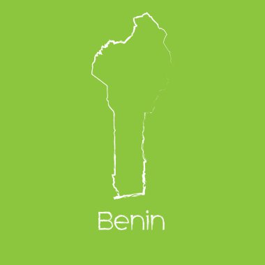 Benin ülke Haritası