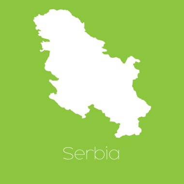 Sırbistan ülke Haritası