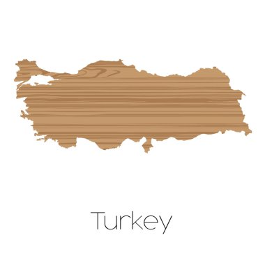 Türkiye'nin ülke özgeçmişlerine izole ülke şekli