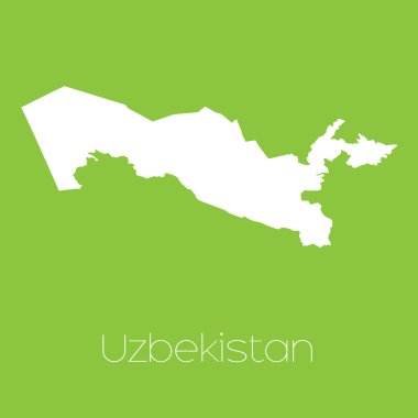 Özbekistan'ın ülke Haritası