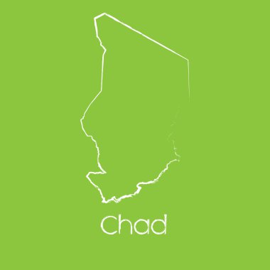 Çad'ın ülke Haritası