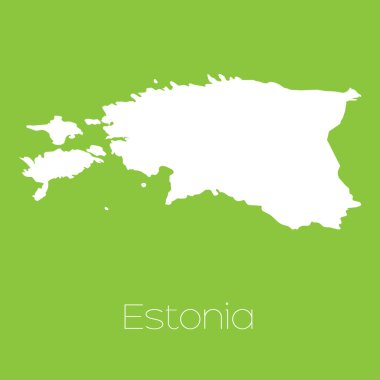 Ülke Estonya Haritası