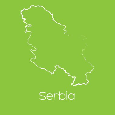 Sırbistan ülke Haritası