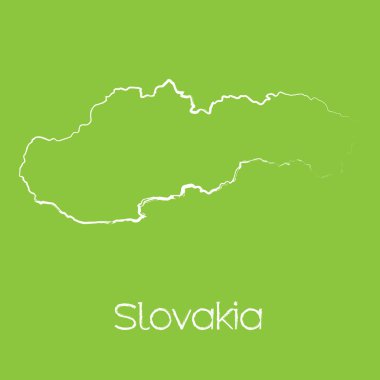 Slovakya'nın ülke Haritası