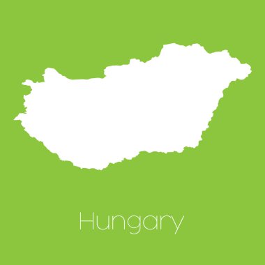 Hungary ülkesinin haritası