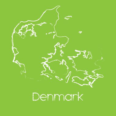 Ülke Danimarka Haritası