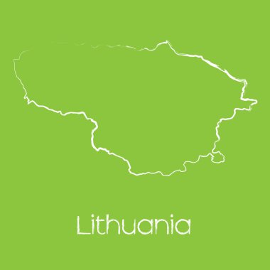 Ülke Litvanya Haritası