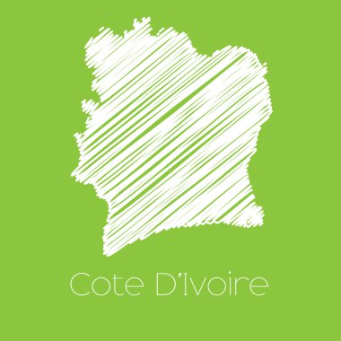 Fildişi Sahili ülke Haritası