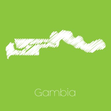 Gambiya ülke Haritası