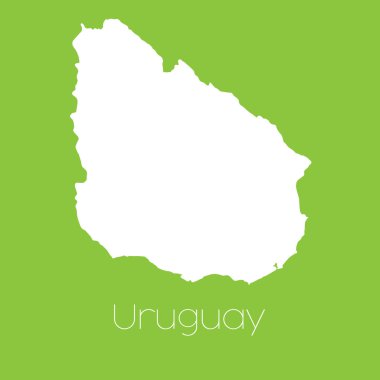 Ülke Uruguay Haritası