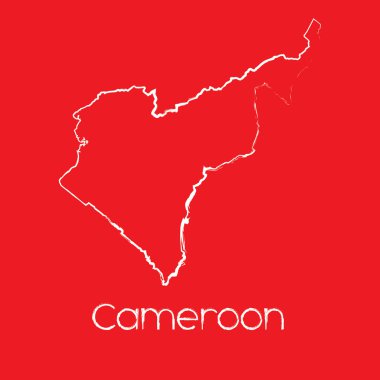 Kamerun ülke Haritası