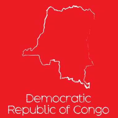 Demokratik Kongo Cumhuriyeti ülke Haritası