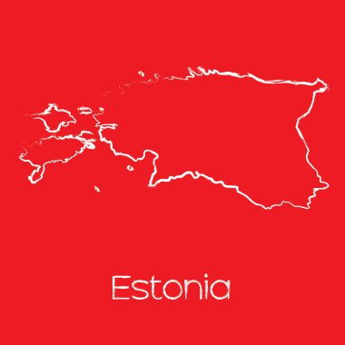 Ülke Estonya Haritası