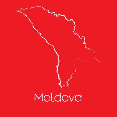 Moldova ülke Haritası