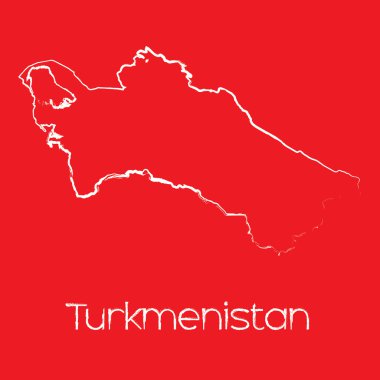 Türkmenistan ülke Haritası