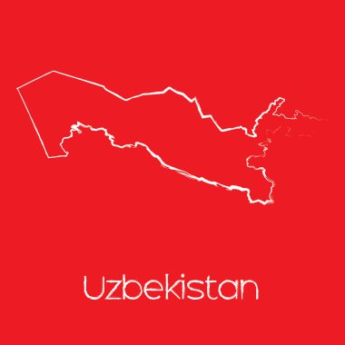 Özbekistan'ın ülke Haritası