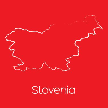 Ülke Slovenya haritası