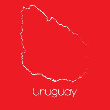 Ülke Uruguay Haritası