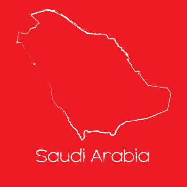 Ülke Suudi Arabistan Haritası