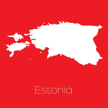 Ülke Estonya Haritası