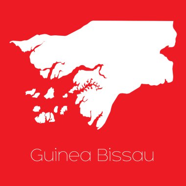 Gine Bissau ülke Haritası