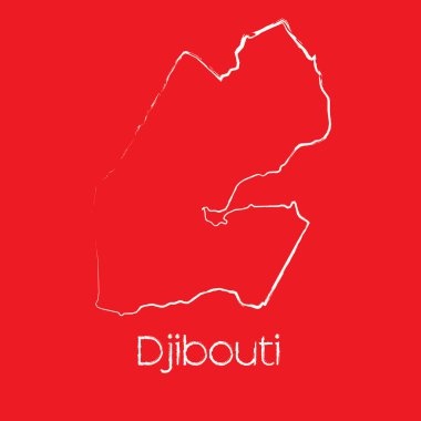 Cibuti ülke Haritası