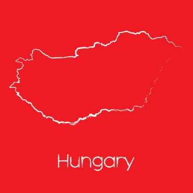 Hungary ülkesinin haritası