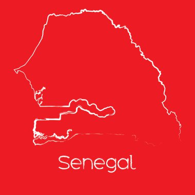 Senegal ülke Haritası