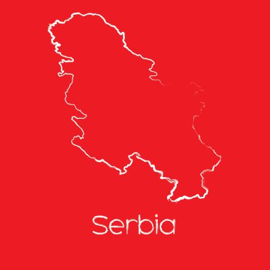 Sırbistan ülke Haritası