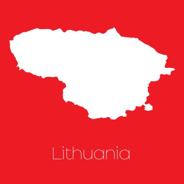Ülke Litvanya Haritası