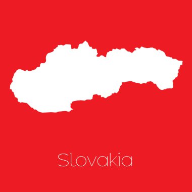 Slovakya'nın ülke Haritası