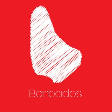 Barbados ülkesinin haritası