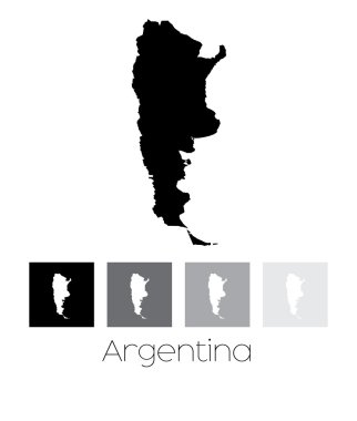 Arjantin 'in haritası