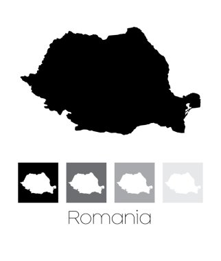 Romanya ülke Haritası