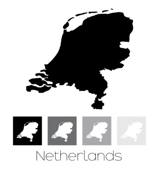 Hollanda ülke Haritası