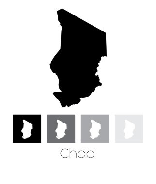 Çad'ın ülke Haritası