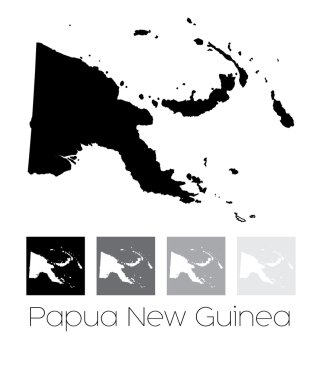 Ülke Papua Yeni Gine Haritası
