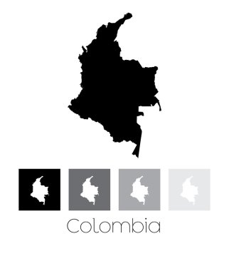 Ülke Kolombiya Haritası