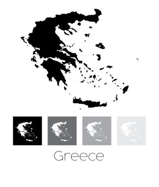 Yunanistan 'ın haritası