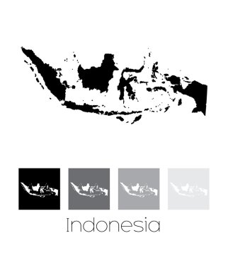 Endonezya ülke Haritası